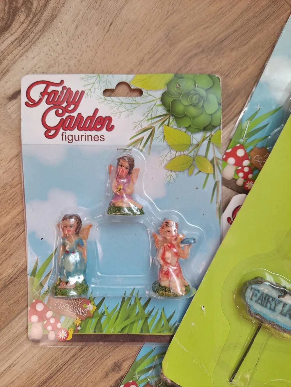 The Spring Shop Fairy Garden Figurines - Pink, Blue, Peach Lot of 10